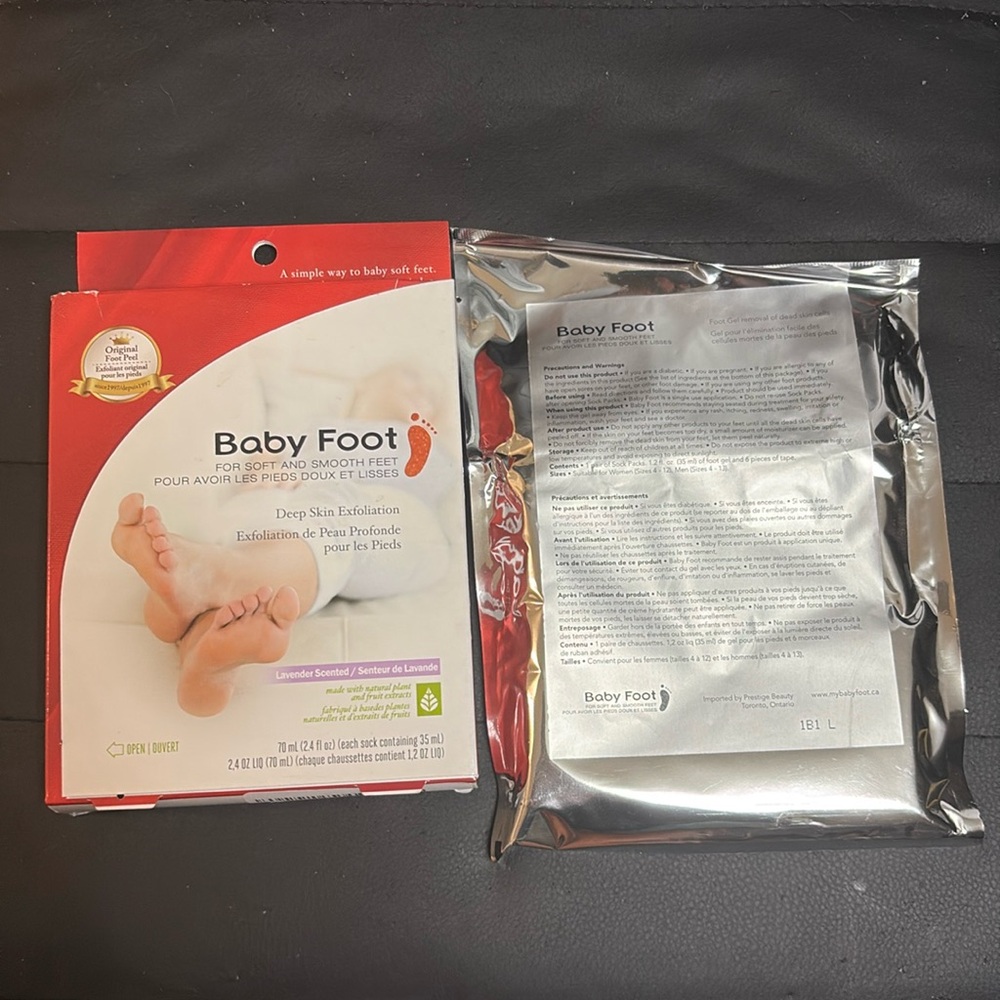 Baby foot Deep skin exfoliation lavender scented